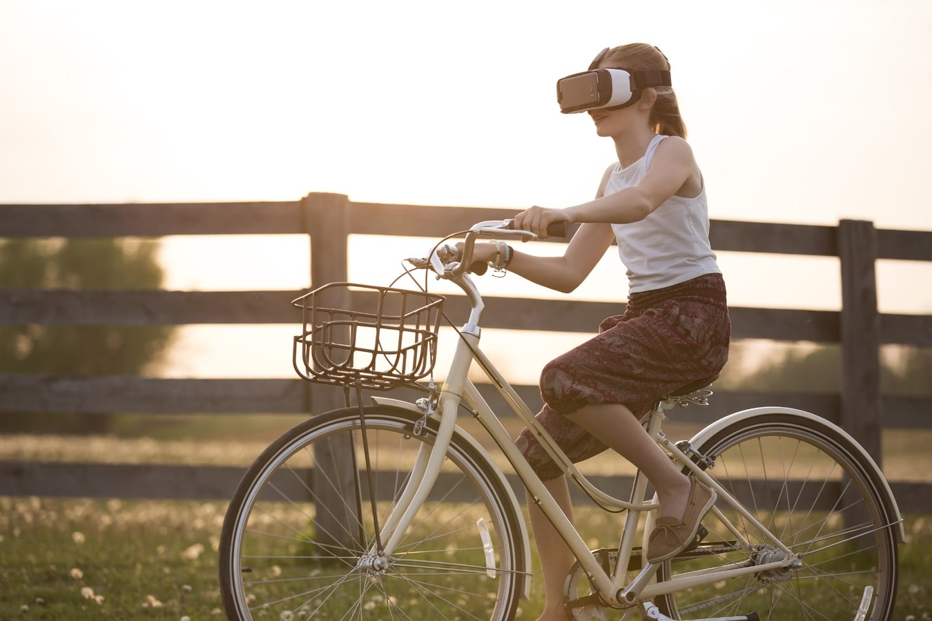 person-fence-girl-bicycle-bike-cyclist